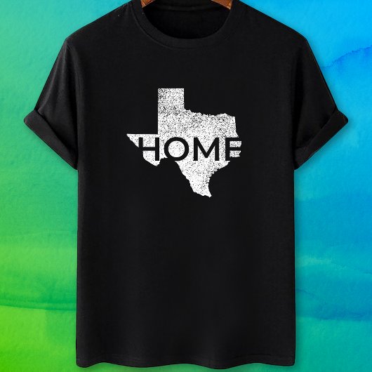 テキサス州ホームマップ州のプライド Tシャツ