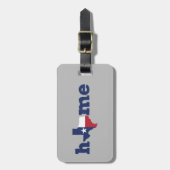 テキサス州ホームローンスター州 ラゲッジタグ (正面縦)