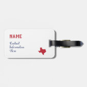 テキサス州ホームローンスター州 ラゲッジタグ (裏面横)