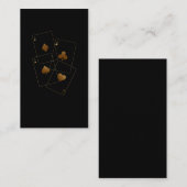 テキサス州ホールデムトランプのポーカープレーヤーカジノ賭博 名刺 (正面/裏面)