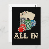 テキサス州ホールドエムトランプのポーカープレイヤーカジノギャンブラー ポストカード