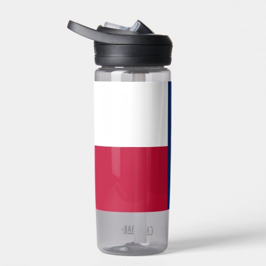 テキサス州ボトル愛国的テキサス州国旗 ウォーターボトル (右面)