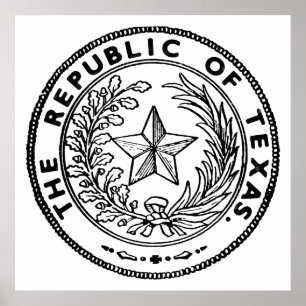 テキサス州ポスターの共和国を脱退させて下さい ポスター