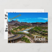 テキサス州ポストカードへようこそ ポストカード (正面/裏面)