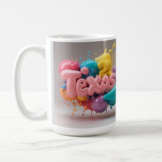 テキサス州マグ | 彼女への贈り物 コーヒーマグカップ (左)