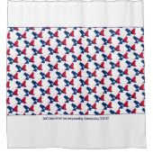 テキサス州マップローンスター州聖なる書物、 経典 シャワーカーテン (正面)