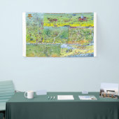 テキサス州マンガの地図 横断幕 (トレードショー)