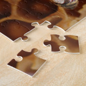 テキサス州ミツバチ |ハニカムハイブ ジグソーパズル (側面)