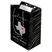 テキサス州ミニマル結婚主義テシャンの歓迎 ミディアムペーパーバッグ (裏面アングル)