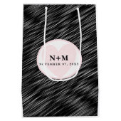 テキサス州ミニマル結婚主義テシャンの歓迎 ミディアムペーパーバッグ (裏面)