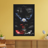 テキサス州ライドスカル キャンバスプリント (インサイチュ (リビング))