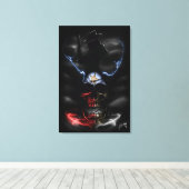 テキサス州ライドスカル キャンバスプリント (インサイチュ (ウッドフロア))