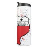 テキサス州ラリークライ熱タンブラー タンブラー (回転右)