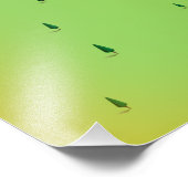 テキサス州リビングストン湖の地図 フォトプリント            (角)