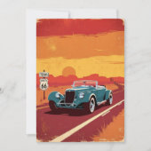 テキサス州ルート66フェスティバルカード 招待状 (正面)