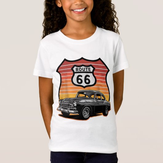 テキサス州ルート66フェスティバルシャツ Tシャツ (正面)