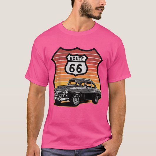 テキサス州ルート66フェスティバルシャツ Tシャツ (正面)