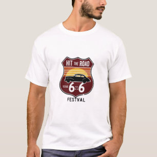 テキサス州ルート66フェスティバル Tシャツ