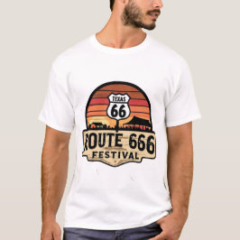 テキサス州ルート666 Tシャツ