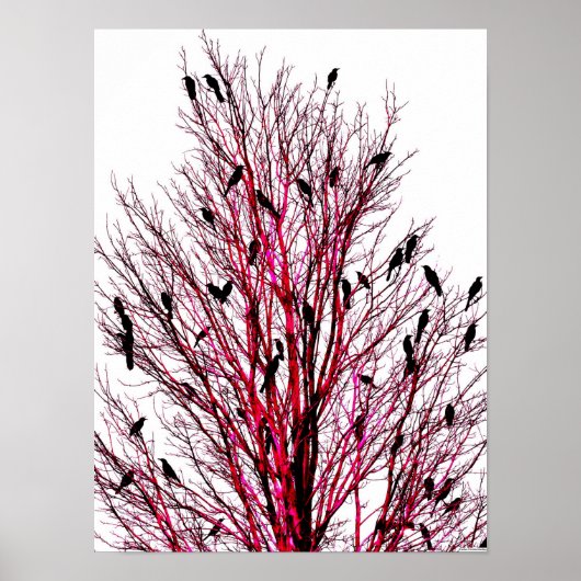 「テキサス州レッドの鳥」JTGアートポスター ポスター (正面)