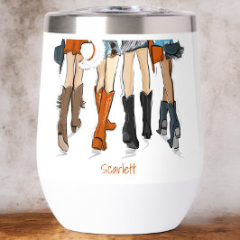 テキサス州レディースファッションカウボーイブーツオレンジカスタム色