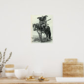 テキサス州レンジャープリント ポスター (キッチン)