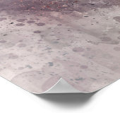 テキサス州ロングホーン水彩ファインアート写真 ポスター (角)