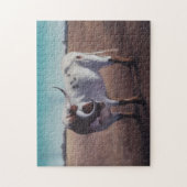 テキサス州ロングホーン ジグソーパズル (縦)