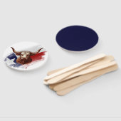 テキサス州ロングホーン ハンドファン (組立なし)