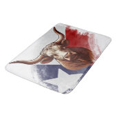 テキサス州ロングホーン バスマット (アングル)