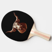 テキサス州ロングホーン 卓球ラケット (横)