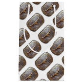 テキサス州ロングーンステアベルトバックル抱き枕 スモールペーパーバッグ (正面)