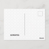 テキサス州ロードトリップ州旗トラック ポストカード (裏面)