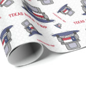 テキサス州ロードトリップ州旗トラック ラッピングペーパー (ロールコーナー)
