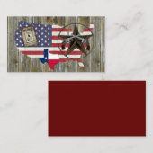 テキサス州ローンスターデュリングピスターズ最も指名手札 名刺 (正面/裏面)