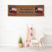 テキサス州ローンスター国旗なびくイベント 横断幕 (インサイチュ)