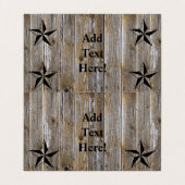 テキサス州ローンスター州アメリカ国旗 名刺 (内部フラット)