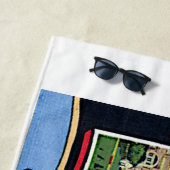 テキサス州ローンスター州カラフルレトロビーチタオル ビーチタオル (インサイチュ)