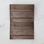 テキサス州ローンスター州旗の地図 カード (内部)