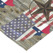 テキサス州ローンスター州旗の地図 ショートテーブルランナー (コーナー)