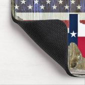 テキサス州ローンスター州旗マップマウスパッド マウスパッド (コーナー)