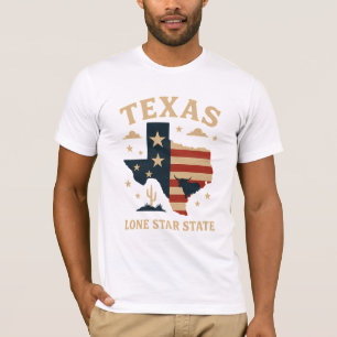 テキサス州ローンスター州 – 強度とIdeのシンボル Tシャツ