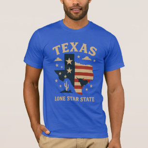 テキサス州ローンスター州 – 強度とIdeのシンボル Tシャツ
