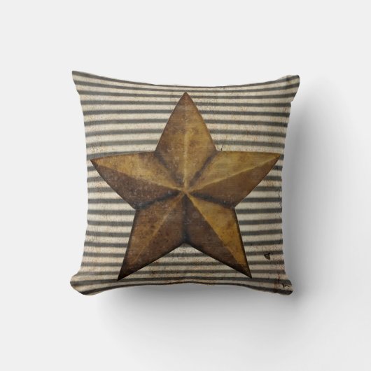 テキサス州ローンスター男の赤ちゃん素朴ファームボー子供部屋 クッション (正面)