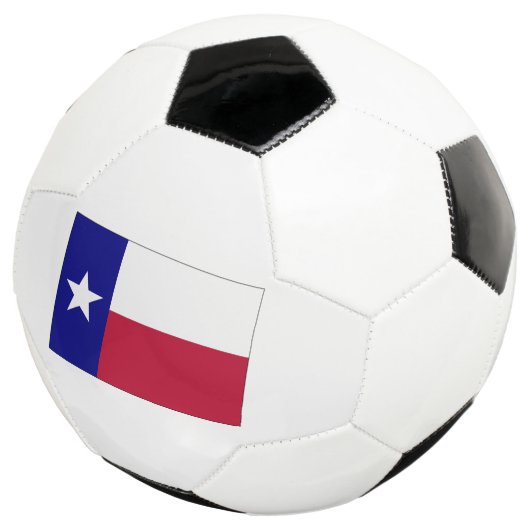 テキサス州ローン星旗 サッカーボール (3/4)