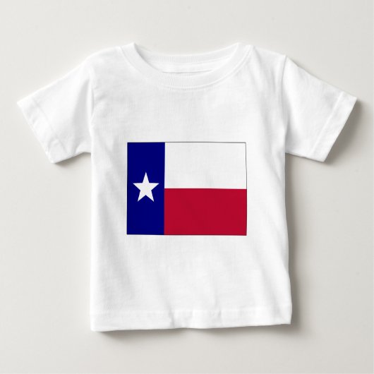 テキサス州ローン星旗 ベビーTシャツ (正面)