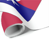 テキサス州ローン星旗 ラッピングペーパー (ロールコーナー)