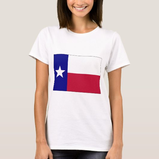 テキサス州ローン星旗 Tシャツ (正面)