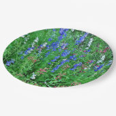 テキサス州ワイルドフラワーフィールド紙プレート ペーパープレート (アングル)