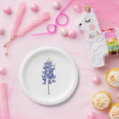 テキサス州ワイルドフラワーブルーボンネット ペーパープレート (パーティー)